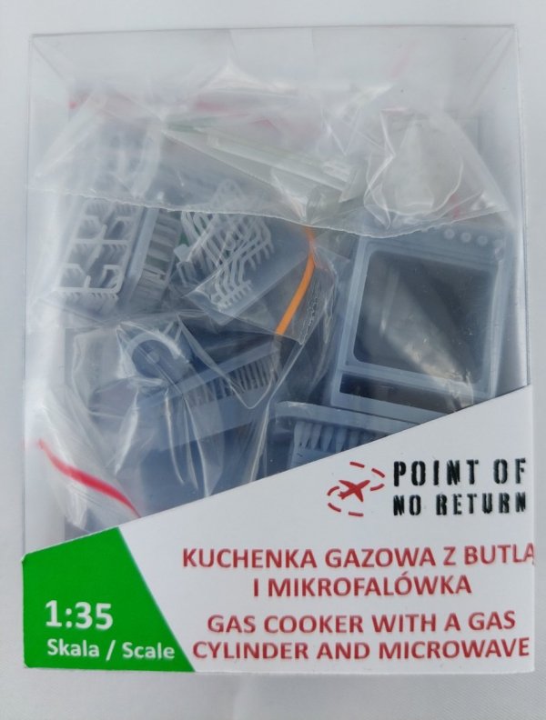 Point of no Return 3522007 Kuchenka gazowa z butlą i mikrofalówką 1/35
