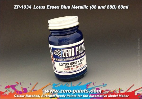 Zero Paints ZP-1034 Lotus Essex Blue Paint 60ml