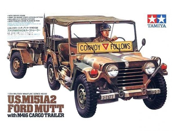 Tamiya 35130 M151A2 w/Cargo trailer (1:35)