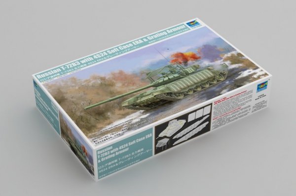 Trumpeter 09610 Russian T-72B3 with 4S24 Soft Case ERA &amp; Grating Armour 1/35