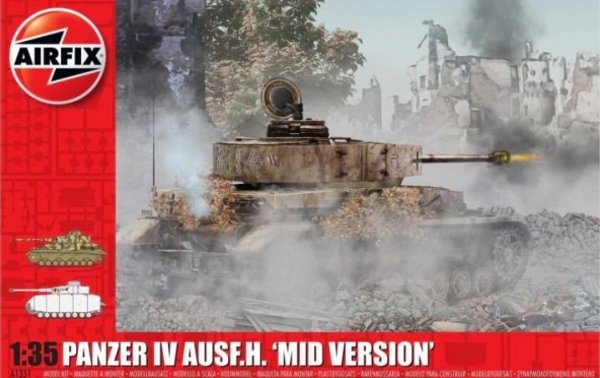 Airfix 1351 Panzer IV Ausf.H Mid. Version 1/35