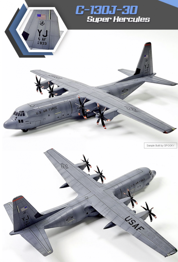 Academy 12631 C-130J-30 Hercules 1/144