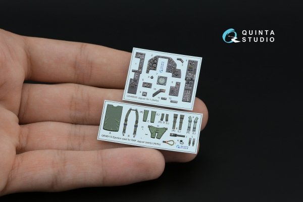 Quinta Studio QD48605 Jaguar Gr.1 3D-Printed &amp; coloured Interior on decal paper (Airfix) 1/48