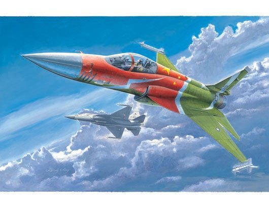 Trumpeter 02815 Chinese PLAAF FC-1 Fierce Dragon (Pakistan JF-17 Thunder) 1/48