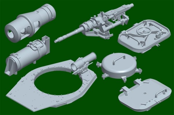 Trumpeter 00949 Pz.Kpfw.VI Sd.Kfz.182 Tiger II (Henschel 105mm) 1/16