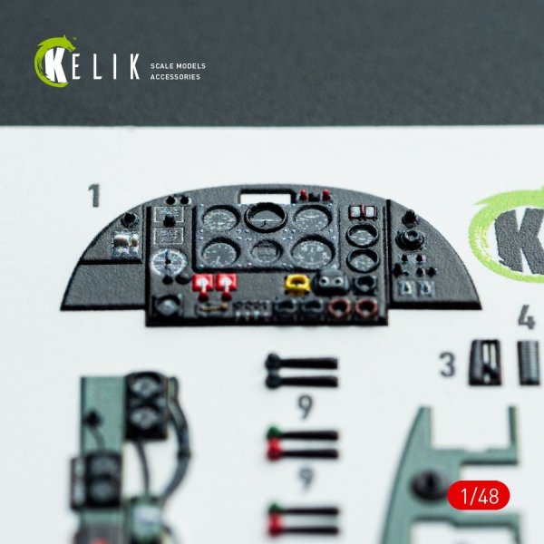 Kelik K48138 Bristol Beaufighter Mk.VI - interior 3D decals for Tamiya kit (1/48)