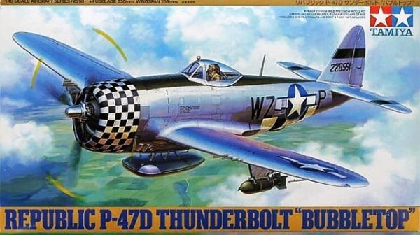 Tamiya 61090 Republic P-47D Thunderbolt Bubbletop (1:48)