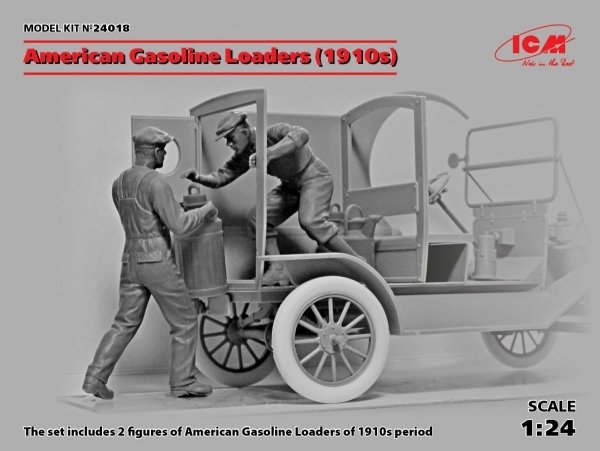 ICM 24018 American Gasoline Loaders (1910s) (2 figures) 1/24