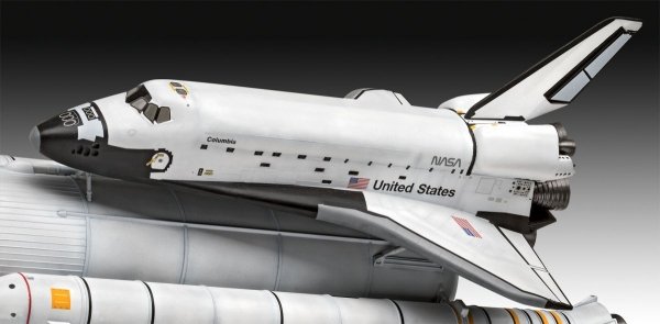 Revell 05674 Space Shuttle &amp; Booster Rockets - 40th Anniversary 1/144