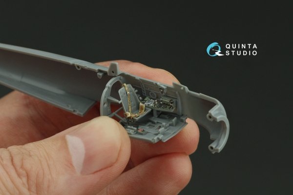 Quinta Studio QD72163 A6M2 Zero (Nakajima Prod.) 3D-Printed coloured Interior on decal paper (Tamiya) 1/72