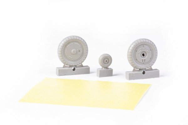 Eduard 624008 Messerschmitt Bf-109 G-5 / G-6 - Wheels Set (3D-Printed / for Airfix Kits) 1/24