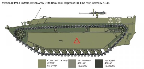 Italeri 6752 LVT-4 Water Buffalo (ETO) 1/35