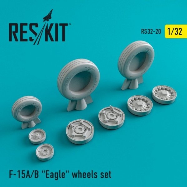 RESKIT RS32-0020 F-15 (A/B) &quot;Eagle&quot;resin wheels 1/32