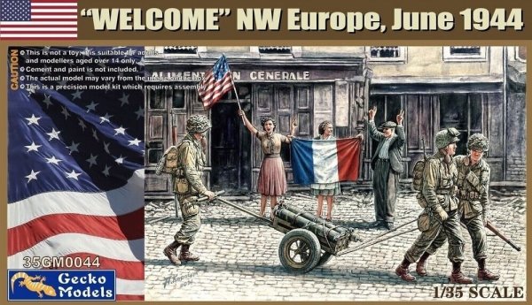Gecko Models 35GM0044  &quot;WELCOME&quot;  NW Europe, June 1944 &quot;WELCOME&quot; NW Europe, June 1944 1/35