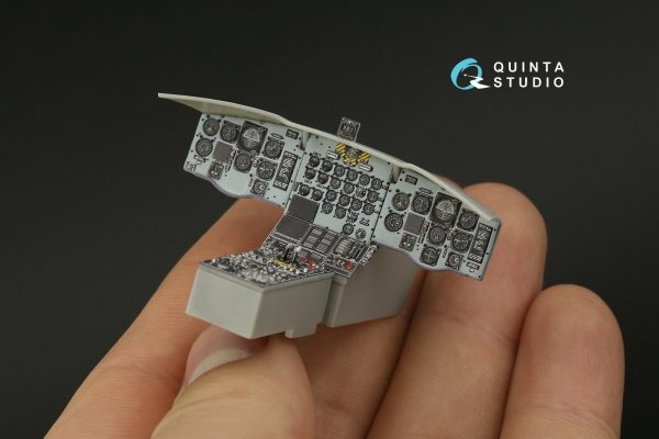 Quinta Studio QD35123 CH-47A 3D-Printed coloured Interior on decal paper (Trumpeter) 1/35