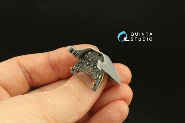 Quinta Studio QD32167 Ju 87D/G 3D-Printed &amp; coloured Interior on decal paper (Hasegawa) 1/32