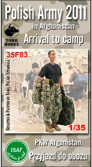 Toro 35F83 PKW Afganistan - Przyjazd do obozu Figurka wraz z kalkomanią 1/35