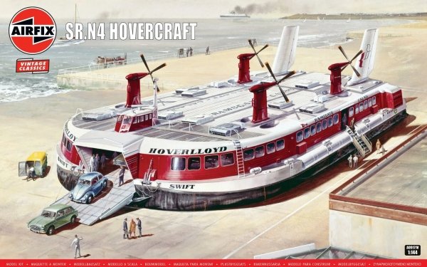 Airfix 09171V SR.N4 Hovercraft (Vintage Classics) 1/144