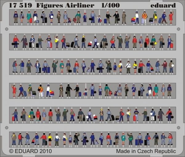Eduard 17519 Figures Airliner 1/400