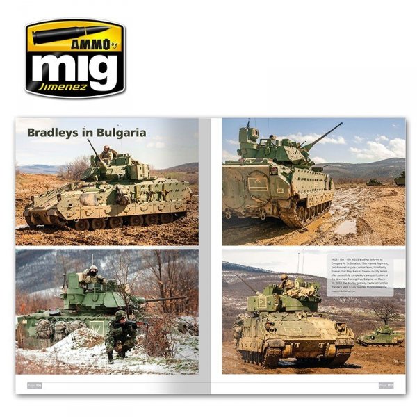 AMMO of Mig Jimenez 5951 M2A3 BRADLEY FIGHTING VEHICLE IN EUROPE IN DETAIL VOL. 1 (English)