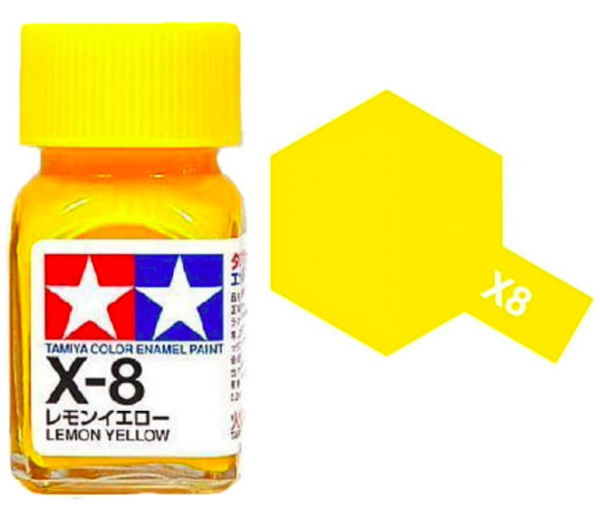 Tamiya X8 Lemon Yellow (80008) Enamel Paint
