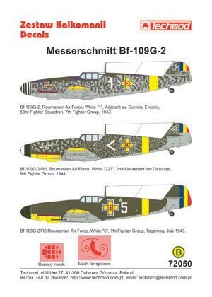 Techmod 72050 - Messerschmitt Bf 109G-2 (1:72)