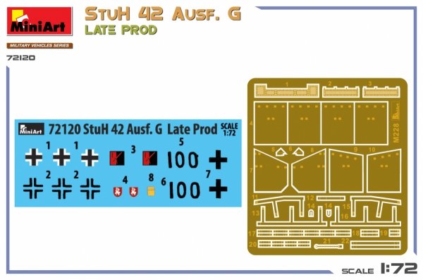 MiniArt 72120 StuH 42 Ausf. G LATE PROD. 1/72