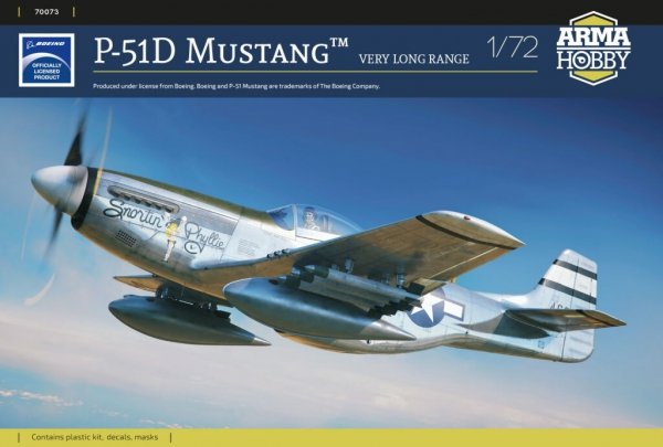 Arma Hobby 70073 P-51D Mustang Very Long Range 1/72