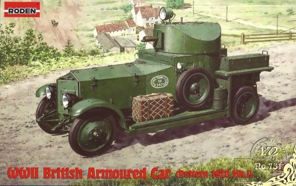 Roden 731 WWII British Armoured Car (Pattern 1920 Mk.I)