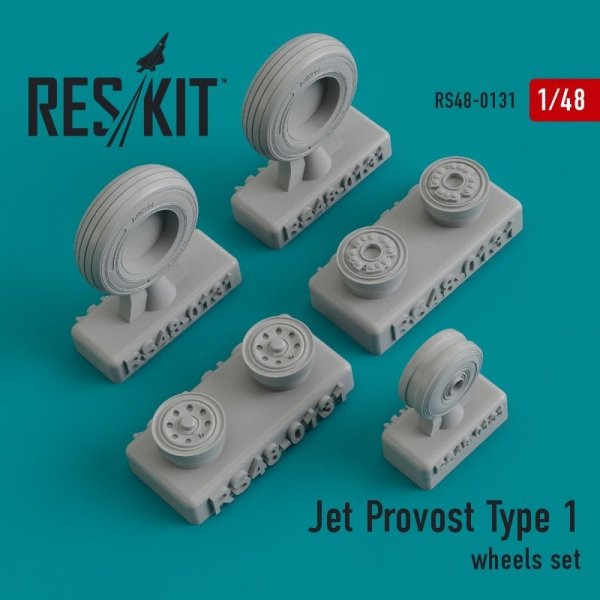 RESKIT RS48-0131 Jet Provost Type 1 wheels set 1/48