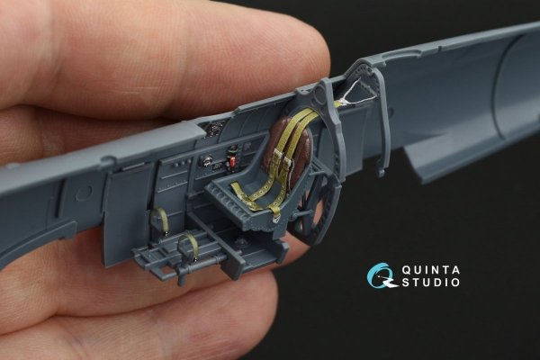 Quinta Studio QD48133 Spitfire Mk.I 3D-Printed &amp; coloured Interior on decal paper (Eduard) 1/48