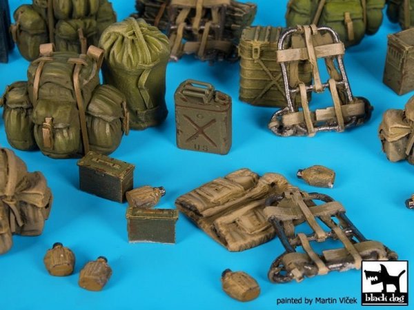 Black Dog T35164 US Army(Vietnam)equipment accessories set 1/35
