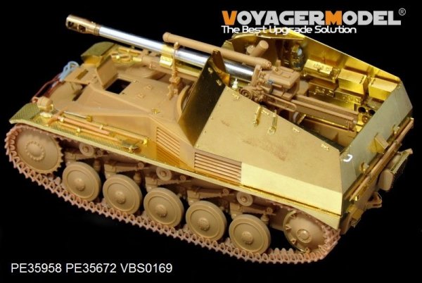 Voyager Model PE35958 WWII German self-propelled howitzer Wespe basic For TAMIYA 35200/35358 1/35