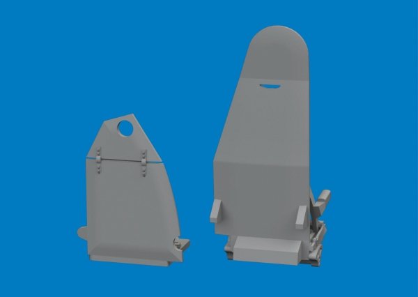 Eduard 672428 Mosquito seats w/ integral belts PRINT for SPECIAL HOBBY 1/72