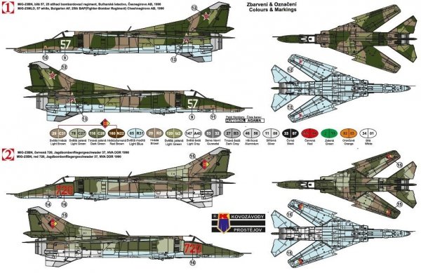 Kozavody Prostejov KPM0095 MiG-23BN  (1:72)