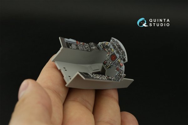 Quinta Studio QD32188 F-104J 3D-Printed coloured Interior on decal paper (Italeri) 1/32