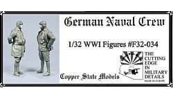 Copper State Models F32-034 German Naval crew 1:32