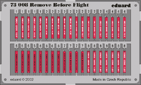 Eduard 73008 Remove Before Flight 1/72