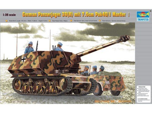 Trumpeter 00354 German Panzerjager 39(H) mit 7.5cm Pak40/1 Marder (1:35)