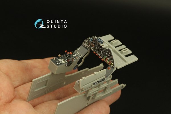 Quinta Studio QD32166 Do 335A-12 3D-Printed &amp; coloured Interior on decal paper (Zoukei-Mura) 1/32