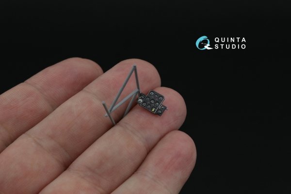 Quinta Studio QD48445 I-153 3D-Printed coloured Interior on decal paper (ICM/Hasegawa) 1/48