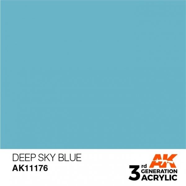 AK Interactive AK11176 DEEP SKY BLUE – STANDARD 17ml