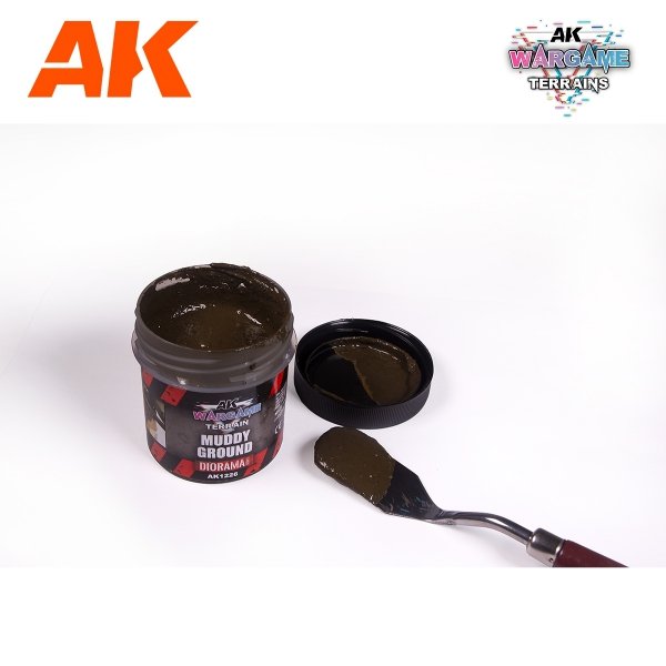 AK Interactive AK1226 MUDDY GROUND – WARGAME TERRAINS 100ML