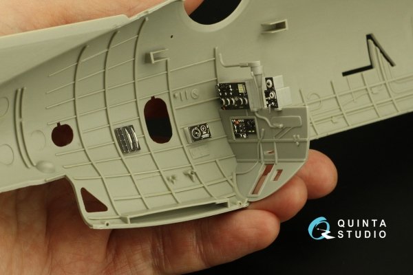 Quinta Studio QD32178 TBM-3 Avenger 3D-Printed coloured Interior on decal paper (Trumpeter) 1/32