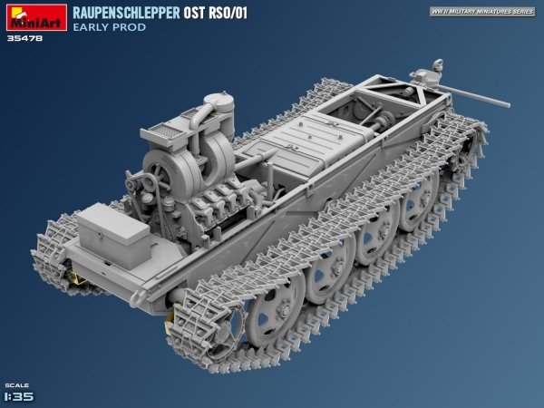 Miniart 35478 RAUPENSCHLEPPER OST RSO/01. EARLY PROD 1/35
