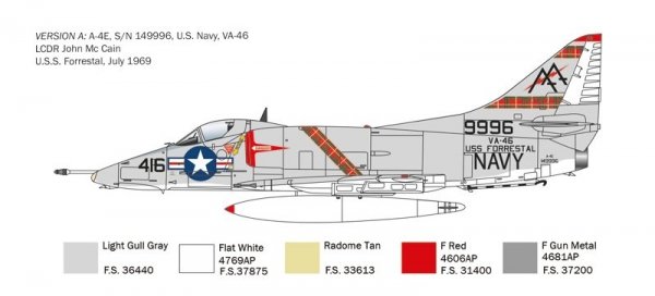 Italeri 2826 A-4 E/F/G Skyhawk 1/48