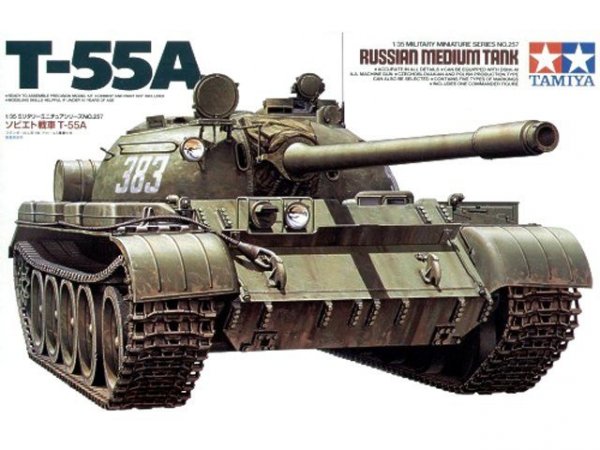 Tamiya 35257 Russian Medium Tank T-55A (1:35)