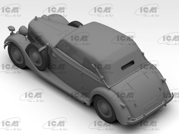 ICM 35542 Typ 320 (W142) Soft Top WWII German staff car 1/35