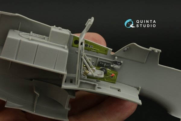 Quinta Studio QD32144 P-51D Mustang 3D-Printed &amp; coloured Interior on decal paper (Trumpeter) 1/32