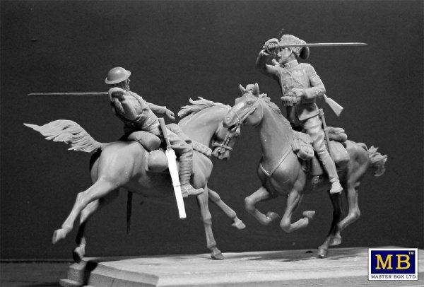 Master Box 35184 British and German Cavalrymen, WWI era 